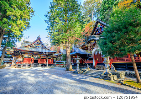 秋天的三峰神社 埼玉縣秩父市 秋天的三峰神社 埼玉縣秩父市 120751954