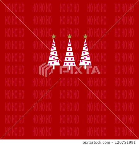 Christmas ho ho ho Christmas tree 120751991