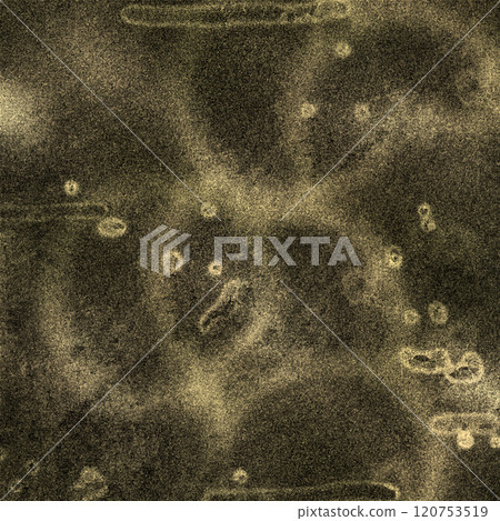 Rough grainy abstract texture in brown and yellow tones with patterns 120753519