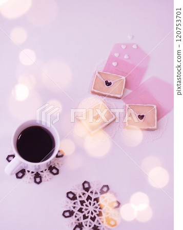 Heart Letter Cookie Set 120753701