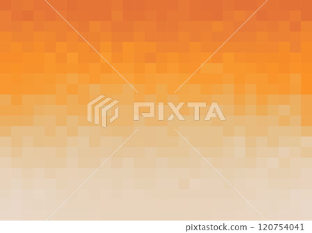 abstract minimal pixel background in shades of orange vector template for poster web banner 120754041
