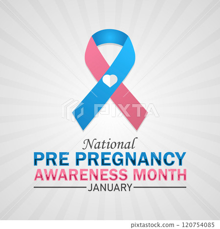 National Pre Pregnancy Awareness Month January Vector illustration National Pre Pregnancy Awareness Month January Vector illustration 120754085