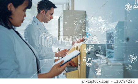 Science experiment image Science experiment image 120754286