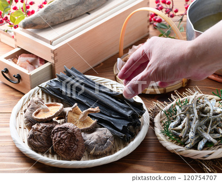 Image of Japanese-style soup stock 120754707