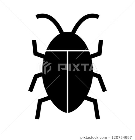 Cockroach silhouette icon 120754997