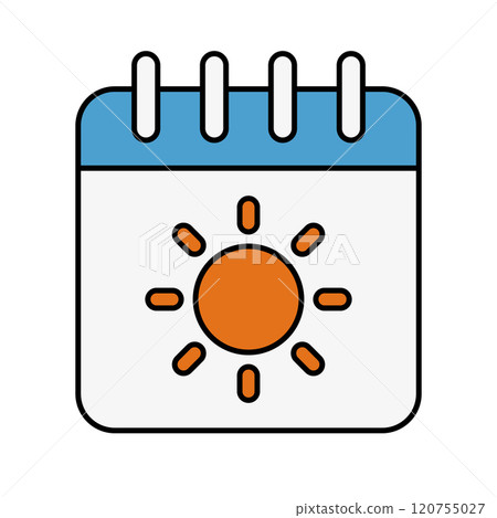 Summer time icon 120755027