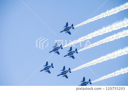 Blue Impulse aerobatic flight (over Toyota City, Aichi Prefecture, November 21, 2024) Blue Impulse aerobatic flight (over Toyota City, Aichi Prefecture, November 21, 2024) 120755203