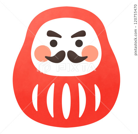 New Year's Daruma illustration New Year's Daruma illustration 120755470
