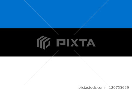 Flag of the Republic of Estonia 120755639