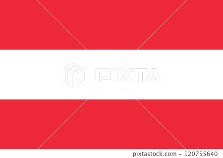 Flag of the Republic of Austria 120755640