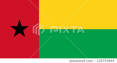 Flag of the Republic of Guinea-Bissau 120755644