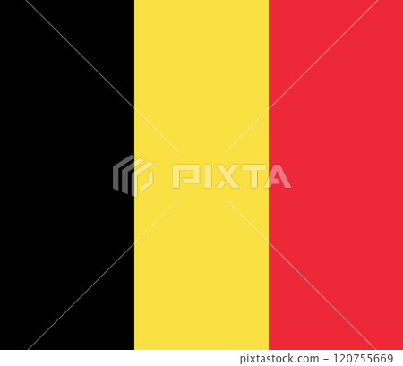 Flag of the Kingdom of Belgium 120755669