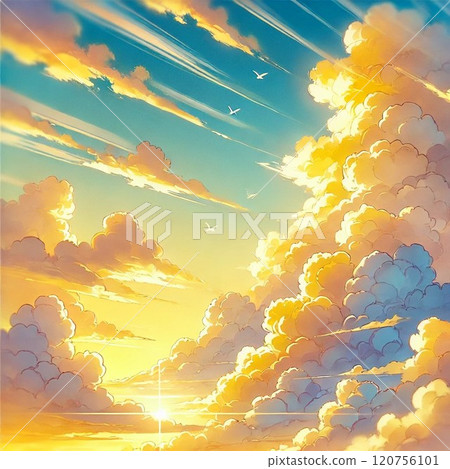 天空和雲彩 120756101