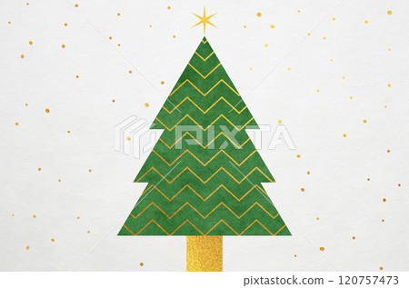日本現代聖誕節_日本紙背景上的聖誕樹插圖 日本現代聖誕節_日本紙背景上的聖誕樹插圖 120757473