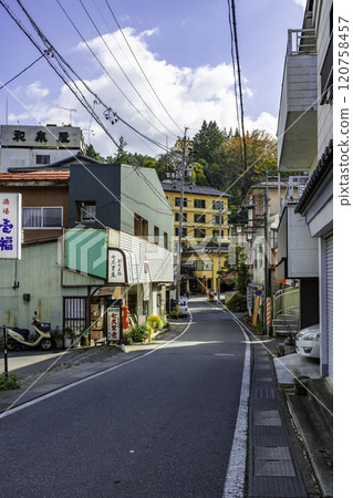 Bessho Onsen, hot spring town, Ueda City, Nagano Prefecture 120758457