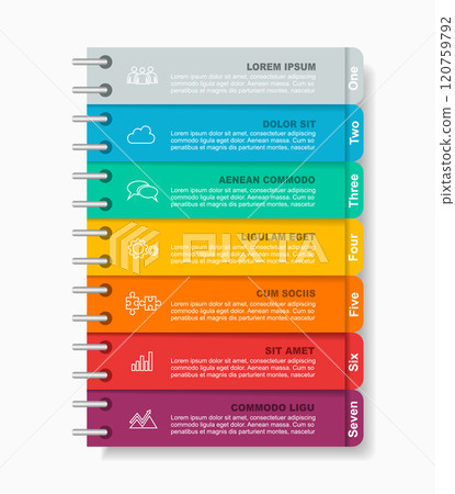 Infographic design template with place for your data. Vector illustration. 120759792