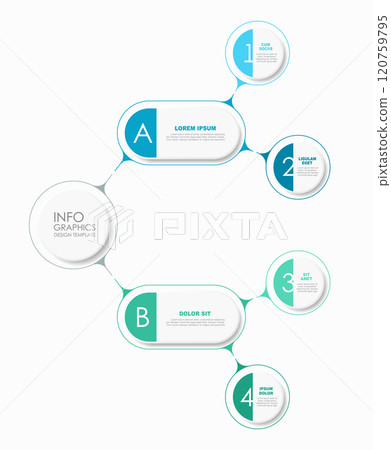 Infographic design template with place for your data. Vector illustration. Infographic design template with place for your data. Vector illustration. 120759795