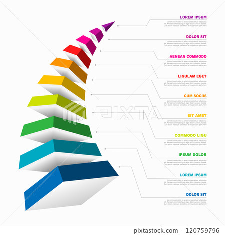 Infographic design template with place for your data. Vector illustration. 120759796