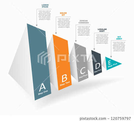 Infographic design template with place for your data. Vector illustration. Infographic design template with place for your data. Vector illustration. 120759797