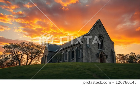 Stone Church at Sunset Stone Church at Sunset 120760143