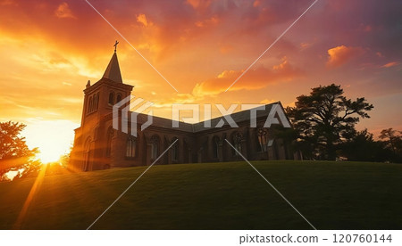 Stone Church at Sunset Stone Church at Sunset 120760144