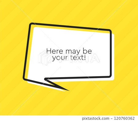 Quote frame blank. Text quote boxes, message 120760362