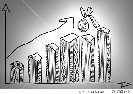 IR/投資相關設計（資產增值、手寫風格） 120760580