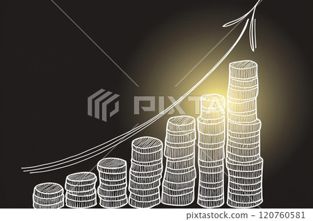 IR/投資相關設計（資產增值、手寫風格） 120760581