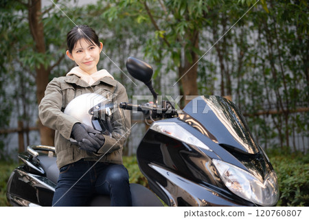 Bike woman Bike woman 120760807