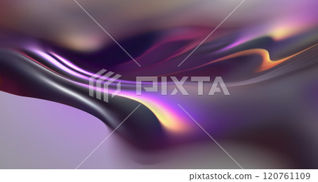A smooth and flowing background showcases vibrant hues and iridescent textures, creating a dynamic visual experience. The colors blend seamlessly with each other. A smooth and flowing background showcases vibrant hues and iridescent textures, creating a dynamic visual experience. The colors blend seamlessly with each other. 120761109