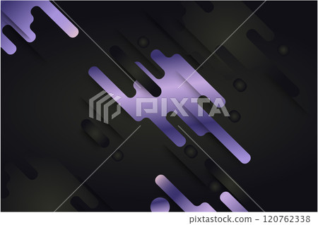 Abstract Elegant diagonal striped purple background and black abstract , dark and cyber punk 120762338