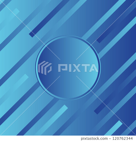 Abstract blue  gradient line shape circle background. Modern futuristic Product background. Can be use for magazines, any brandings, banners, backgrounds 120762344