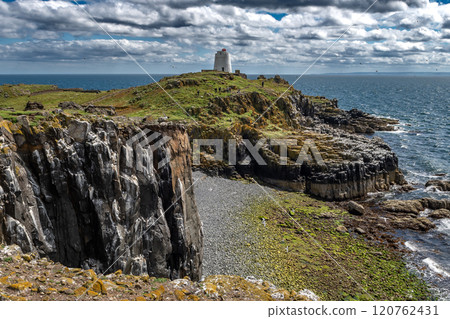 Coast At The Seabird Nature Reserve Isle Of May In The Firth Of Forth In The Atlantic Ocean Near Anstruther In Scotland 120762431