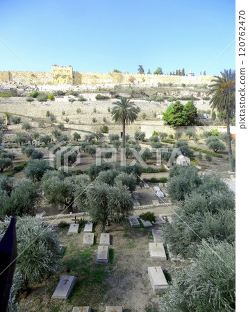Panoramic view of the old city of Jerusalem. Panoramic view of the old city of Jerusalem. 120762470