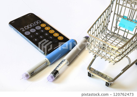 Ozempic Insulin injection pen or insulin cartridge pen for diabetics. 120762473