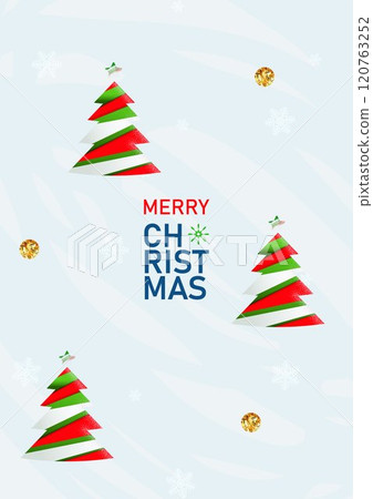 Christmas, New Year card in bright festive colors. Vector illustration concepts for background, greeting card, party invitation card, banner, social media. Christmas tree Christmas, New Year card in bright festive colors. Vector illustration concepts for background, greeting card, party invitation card, banner, social media. Christmas tree 120763252
