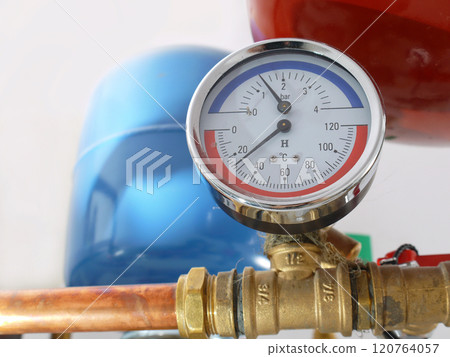 Temperature and pressure gauge Temperature and pressure gauge 120764057