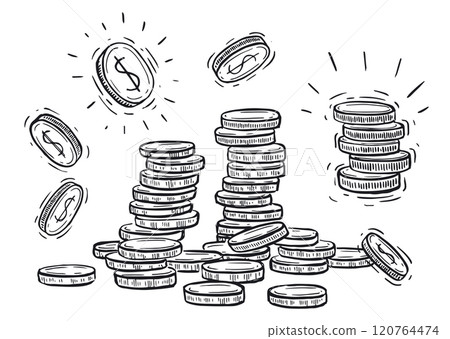 money, coin, vector 120764474