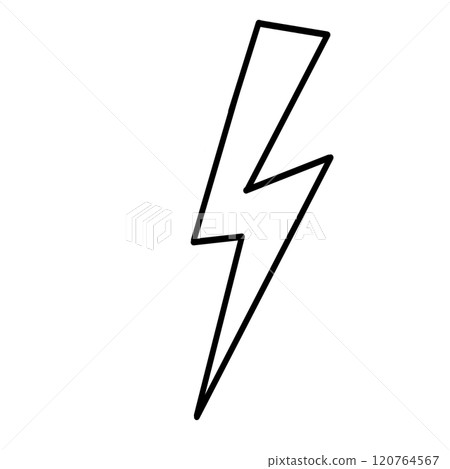 A drawing of thunder  120764567