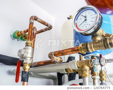 Boiler room installation 120764775