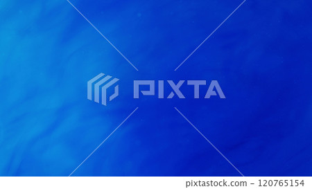 Color water blend. Abstract flow. Defocused bright blue paint sparkling splash ink mist cloud magic smoke moving on art background. Color water blend. Abstract flow. Defocused bright blue paint sparkling splash ink mist cloud magic smoke moving on art background. 120765154