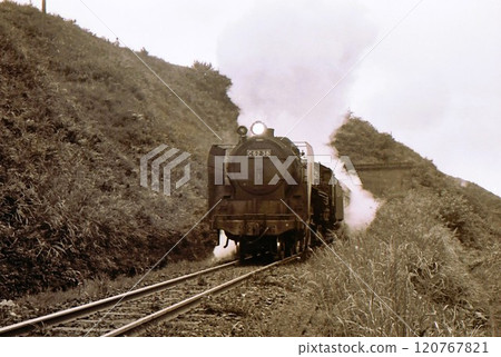 1968年蒸汽機車C62牽引特快十和田常磐線福島縣記錄照片 120767821