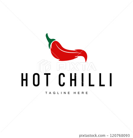 Hot Chili Peppers Logo Farm Garden Design Simple Illustration Symbol Template Hot Chili Peppers Logo Farm Garden Design Simple Illustration Symbol Template 120768093