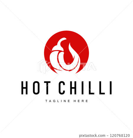 Hot Chili Peppers Logo Farm Garden Design Simple Illustration Symbol Template Hot Chili Peppers Logo Farm Garden Design Simple Illustration Symbol Template 120768120