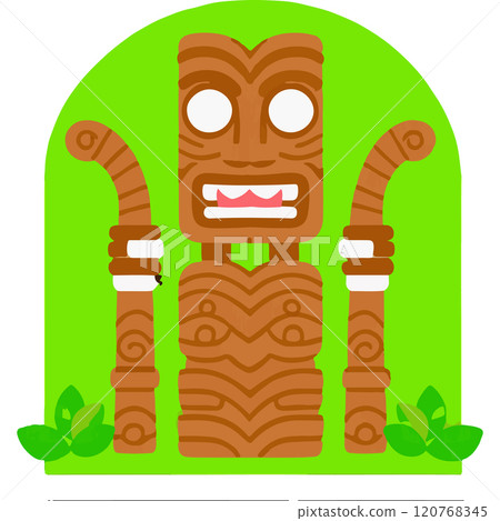 Mythology Polynesia Mask Custom Wood 120768345