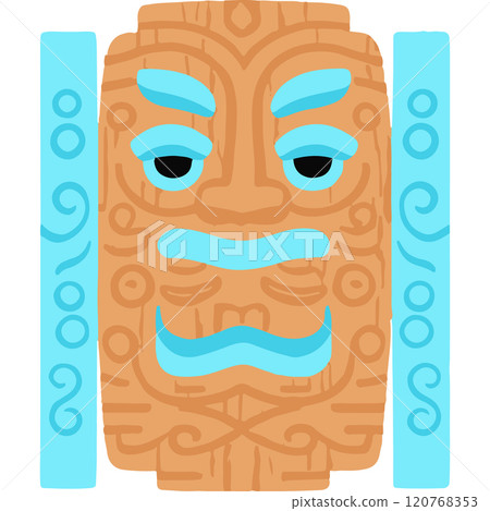 Ceremonial Polynesia Mask Adventure Wood Ceremonial Polynesia Mask Adventure Wood 120768353