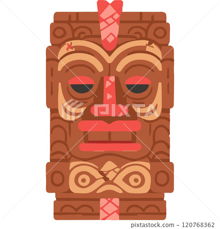 Community Lounge Mask Totem Wood Community Lounge Mask Totem Wood 120768362