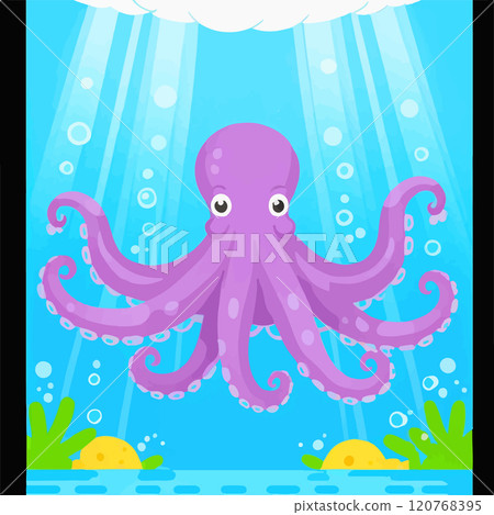 Octopus Marine Tentacles Mythology Science 120768395
