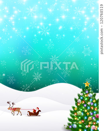 Snow Christmas winter light background 120768519