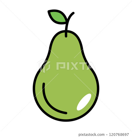 Pear icon. La France. Pear icon. La France. 120768697